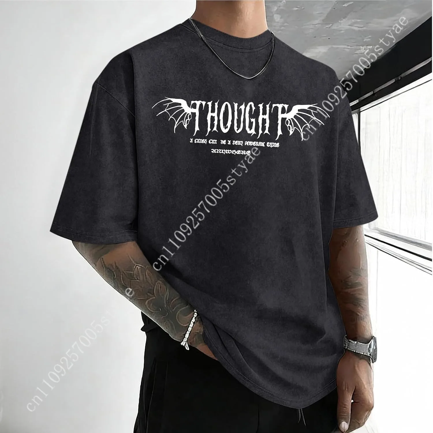 Mens Acid Wash Tshirt Oversize - Acid Wash Vintage Graphic T Shirt ulasan dan harga