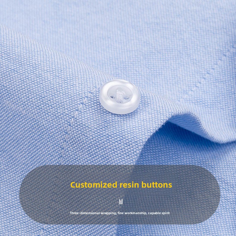 QICHE Men 100% Cotton Oxford W - Oxford Cotton Casual Shirt Business ulasan dan harga